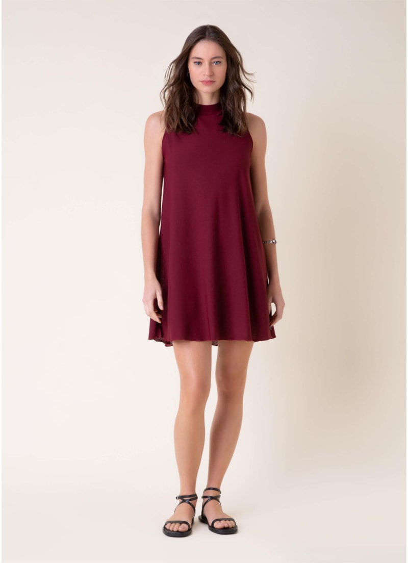 Vestido Indie Bordeaux