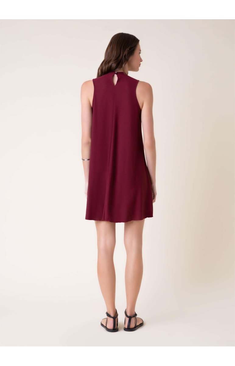 Vestido Indie Bordeaux
