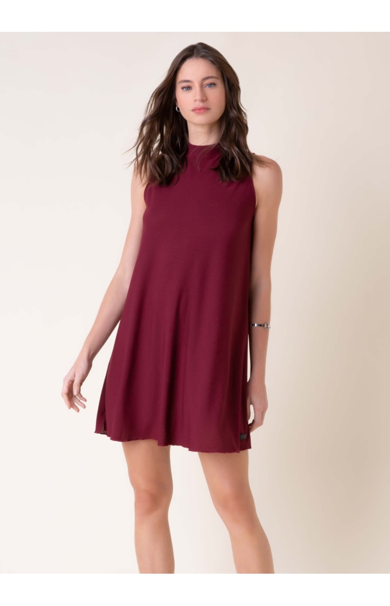 Vestido Indie Bordeaux