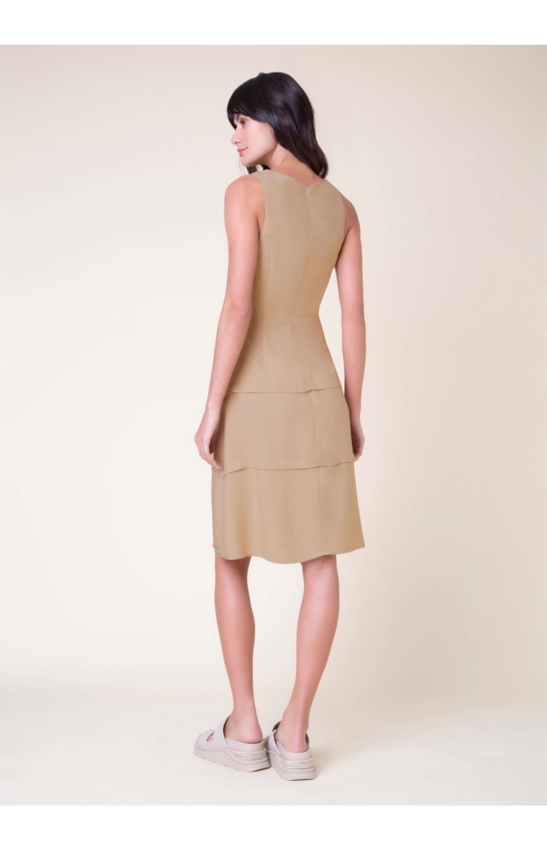 Vestido Janina Caqui