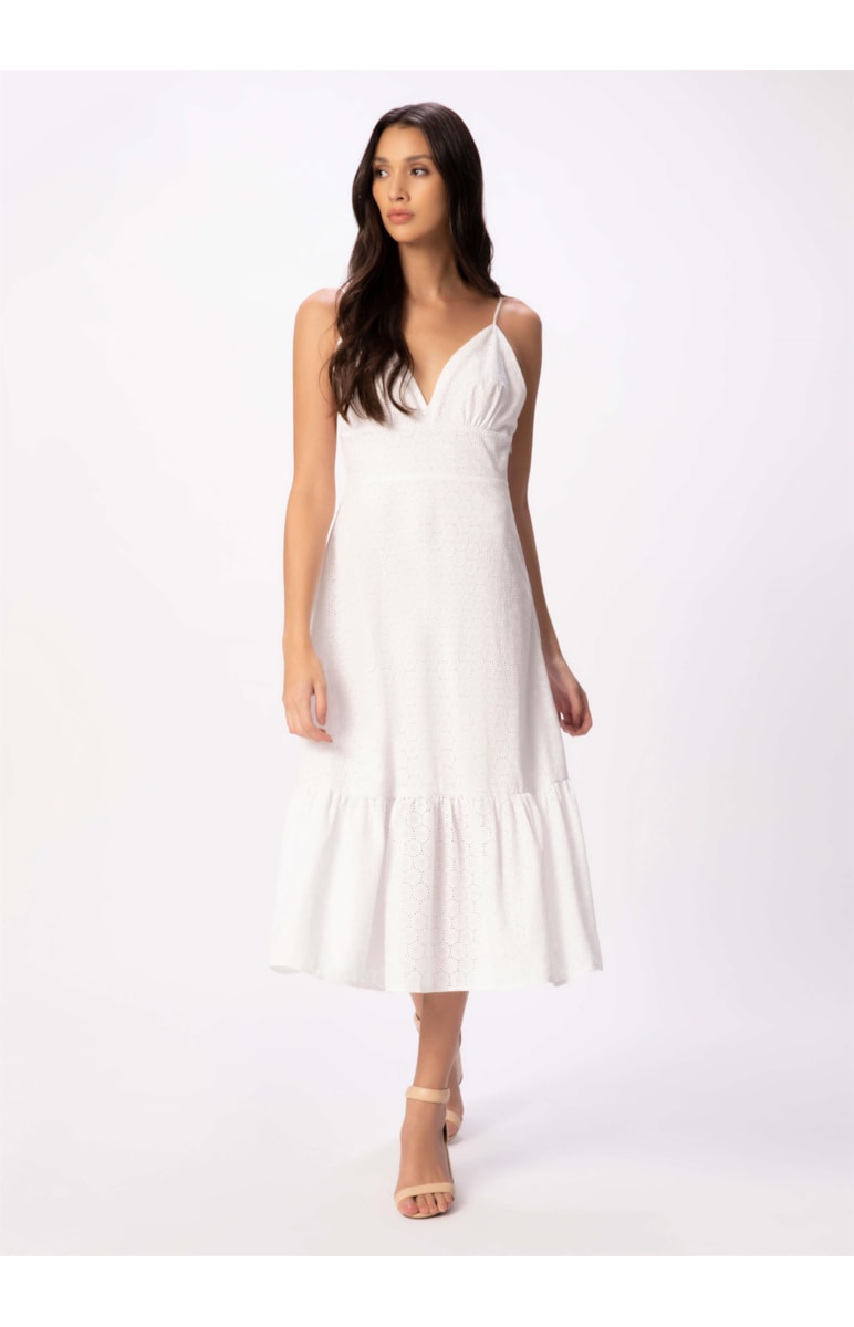 Vestido Laise Summer Midi Branco