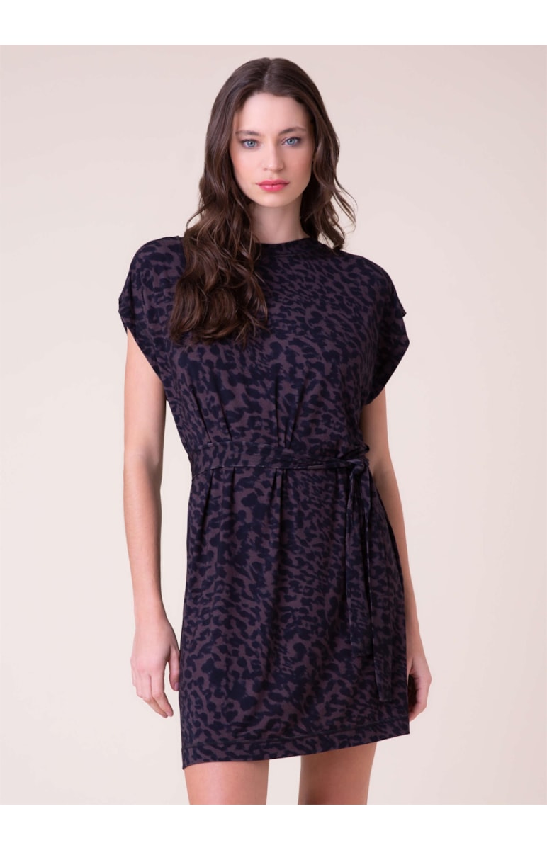 Vestido Leopardo Marrom