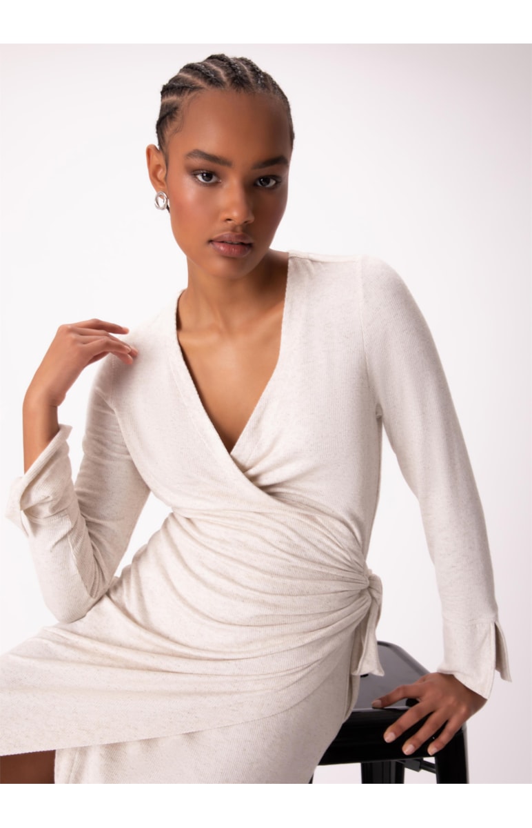 Vestido Linho Amarração Natural