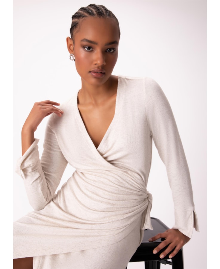 Vestido Linho Amarração Natural