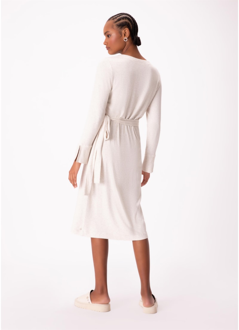 Vestido Linho Amarração Natural