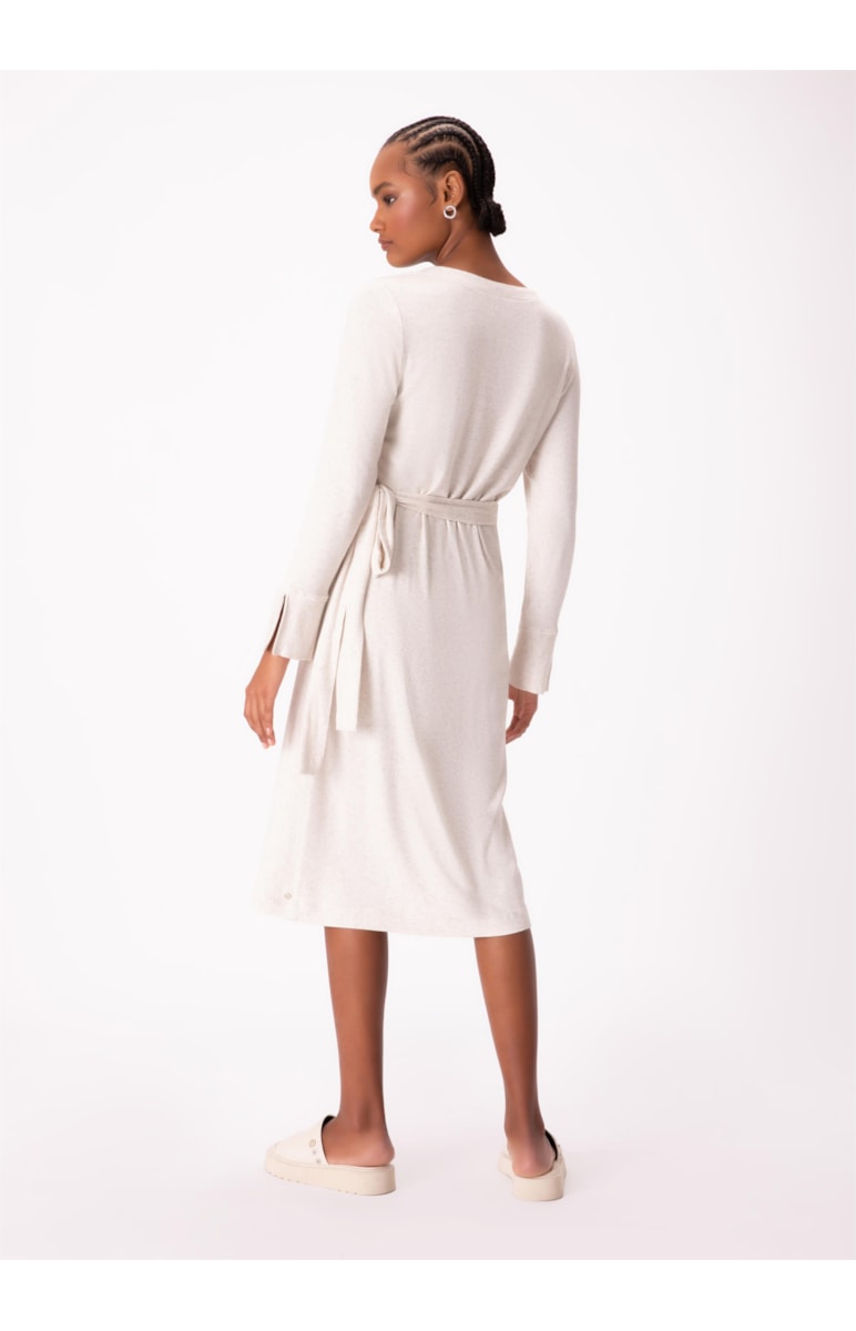 Vestido Linho Amarração Natural