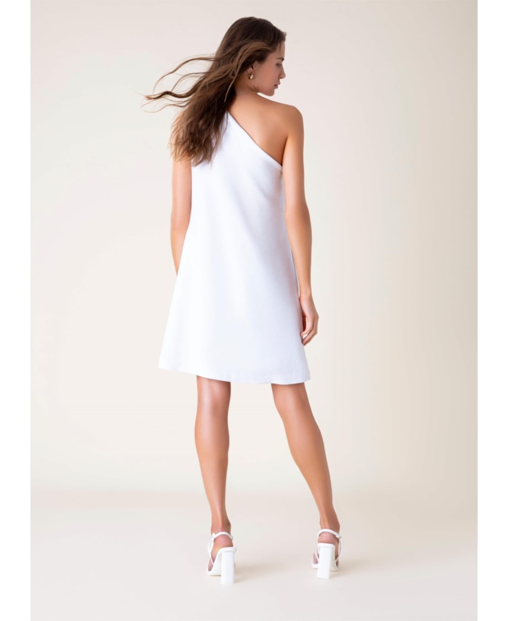 Vestido Linho Washed Branco