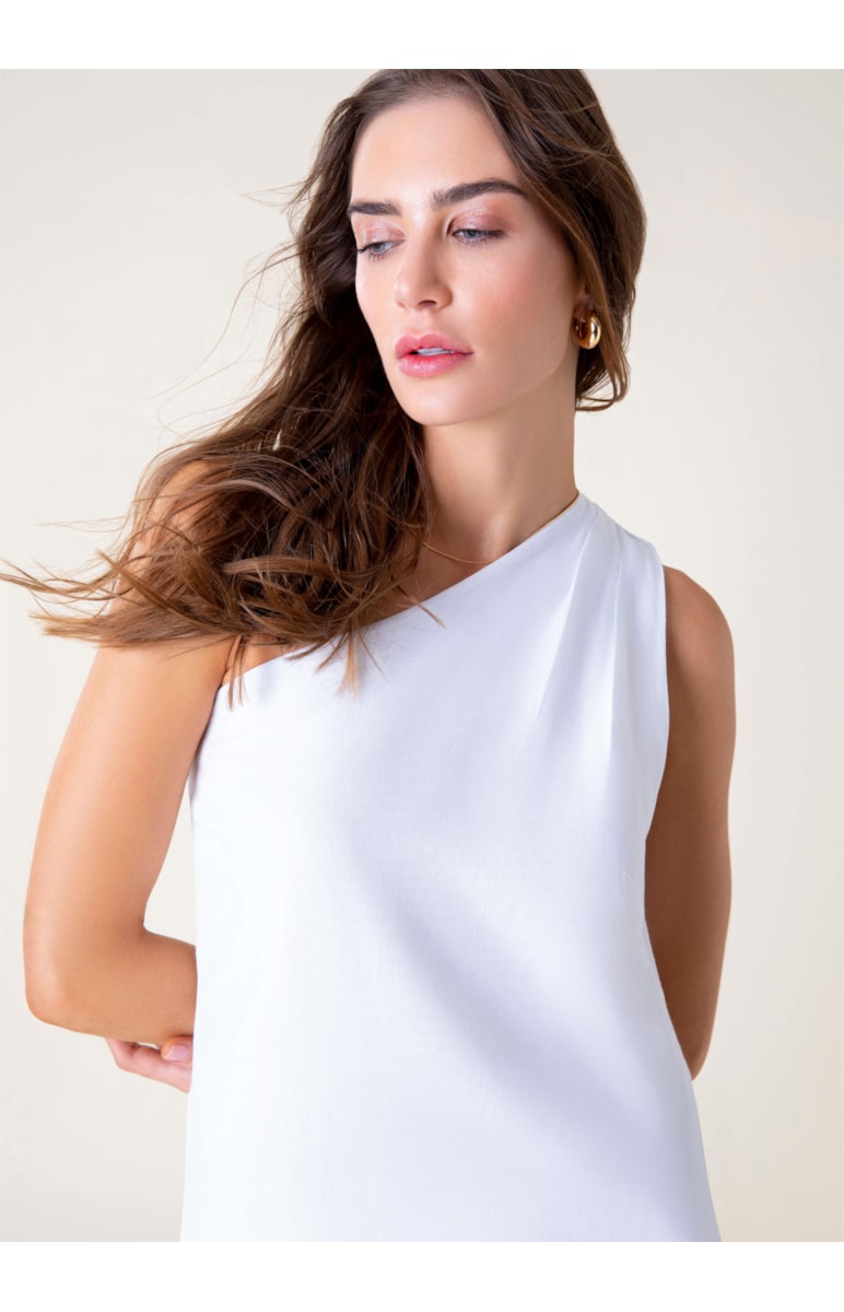 Vestido Linho Washed Branco