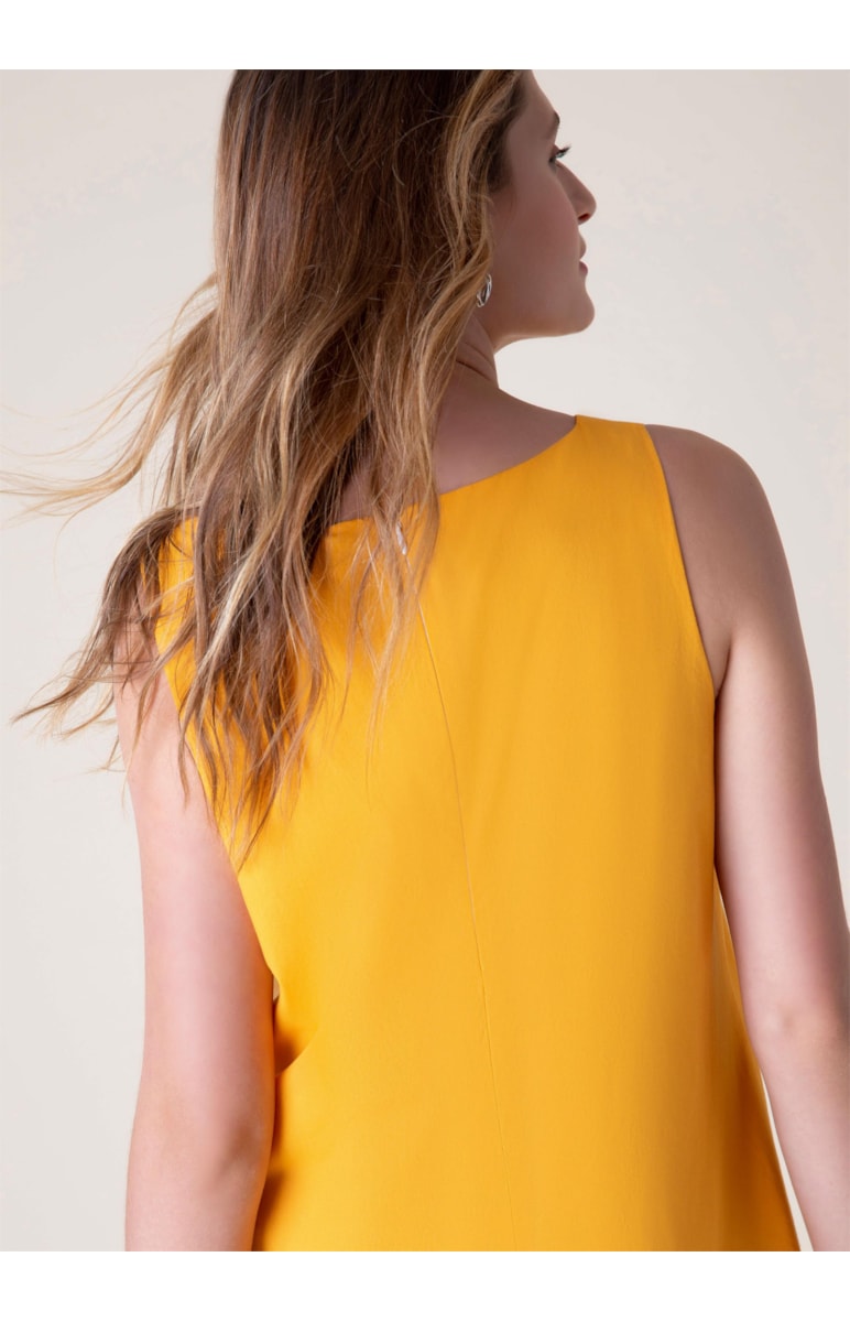 Vestido Midi Blatt Amarelo