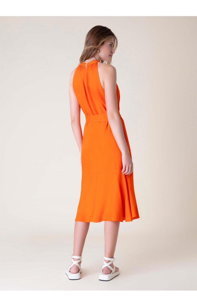 Vestido Midi Granada Laranja