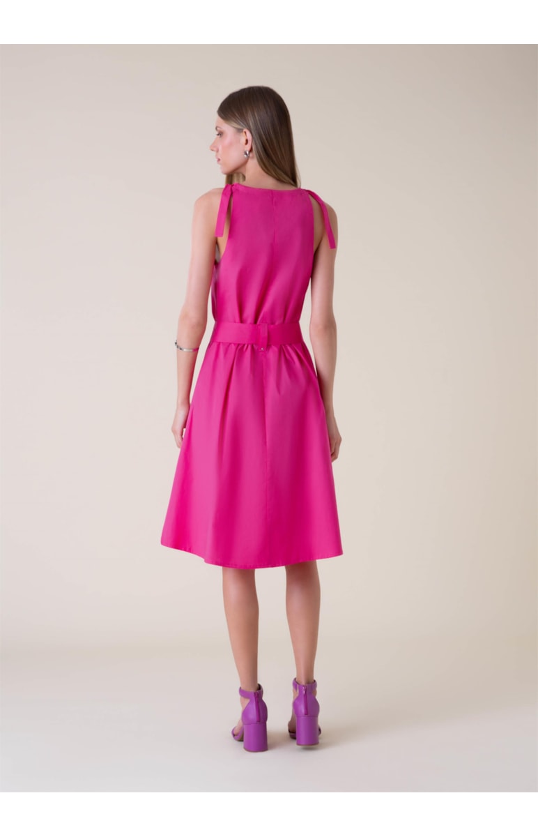 Vestido Midi Paper Pink