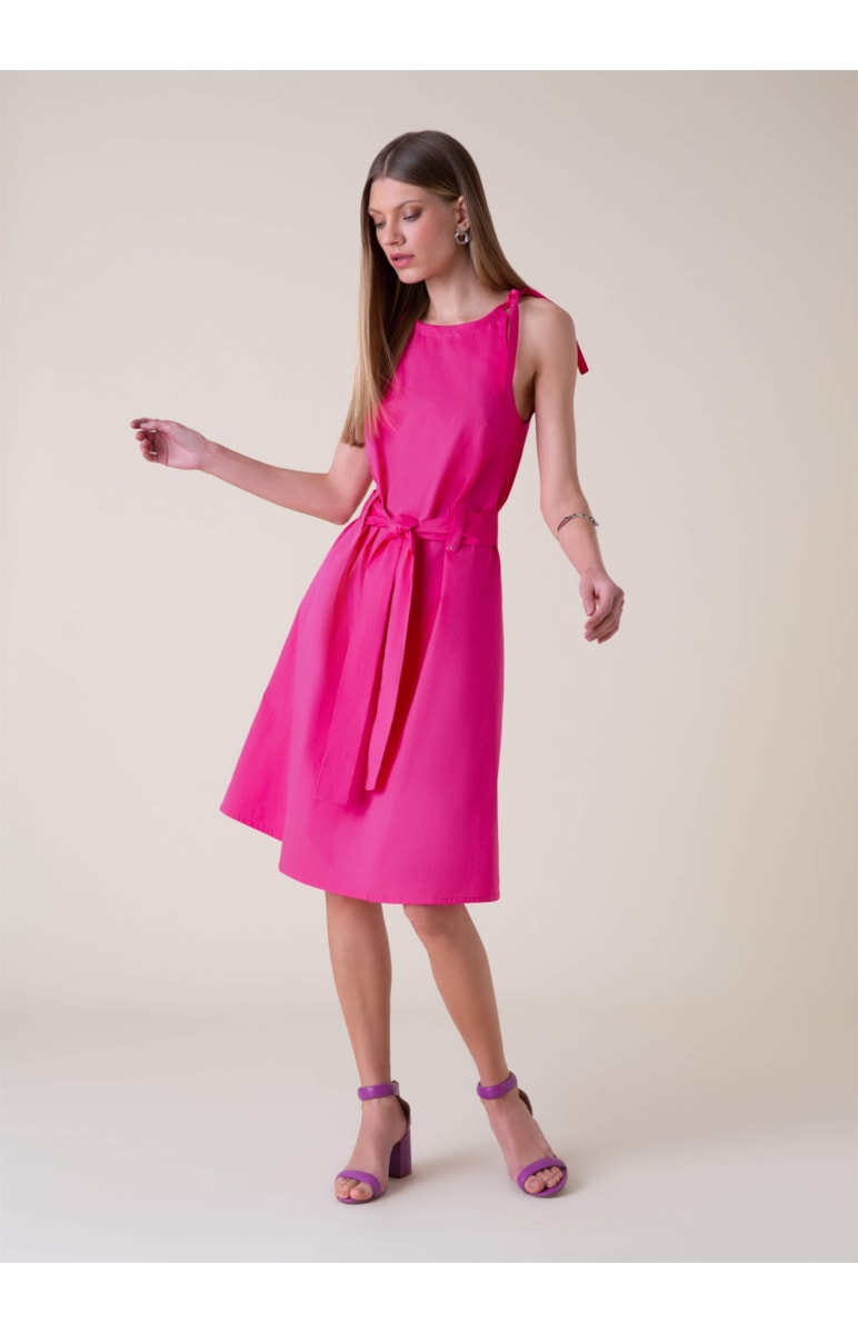 Vestido Midi Paper Pink