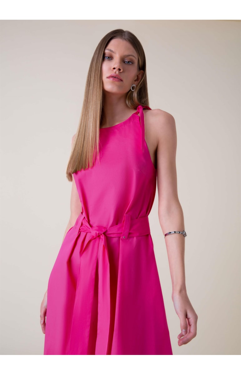 Vestido Midi Paper Pink