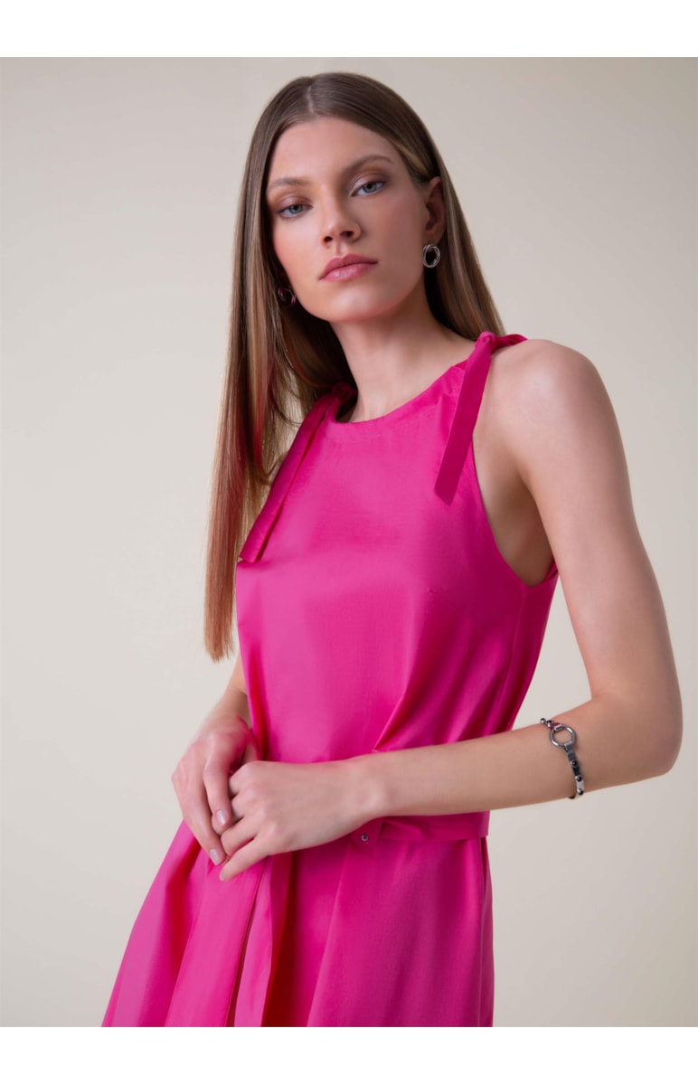 Vestido Midi Paper Pink