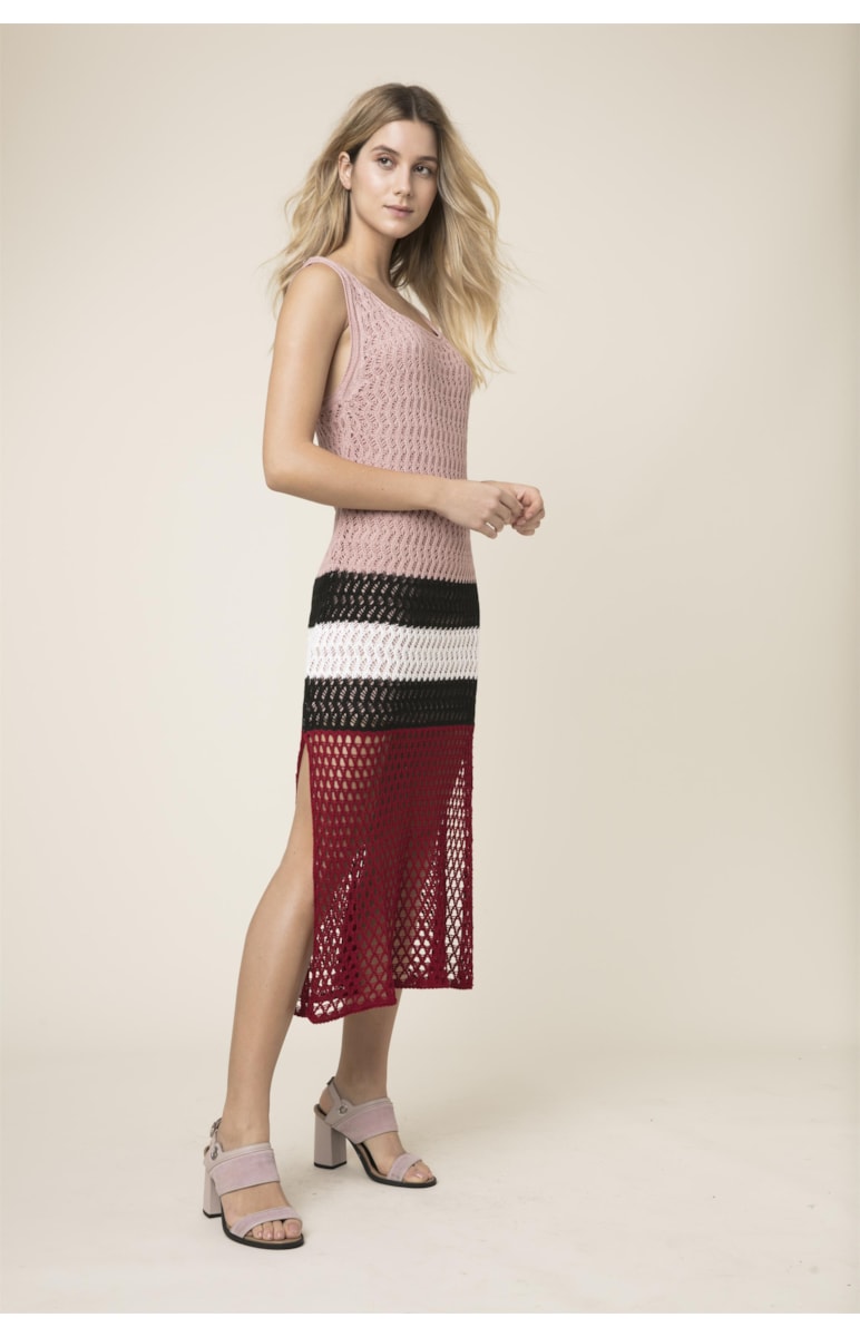 Vestido Midi Tricot Unica