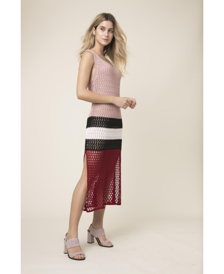 Vestido Midi Tricot Unica