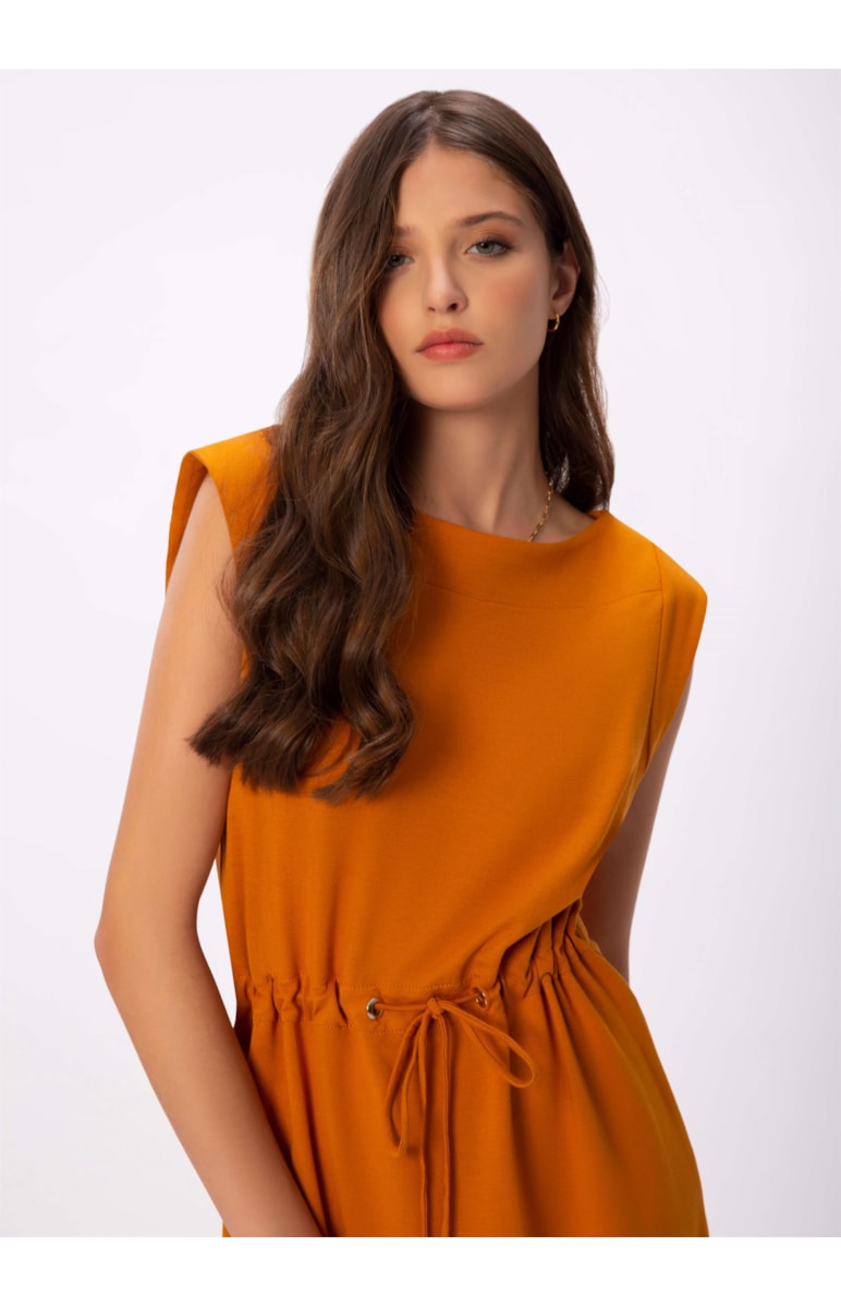 Vestido Moletinho Caramelo