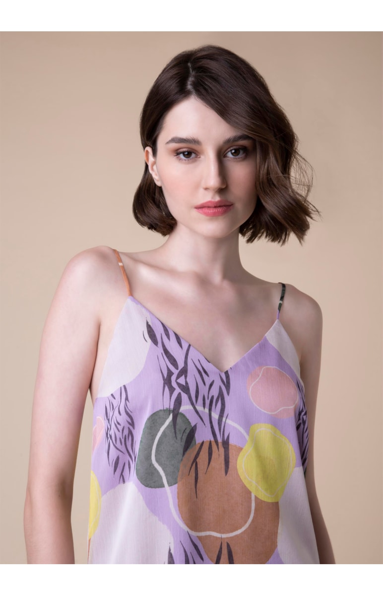 Vestido Nature Dots Est.Lilas Nature Dots