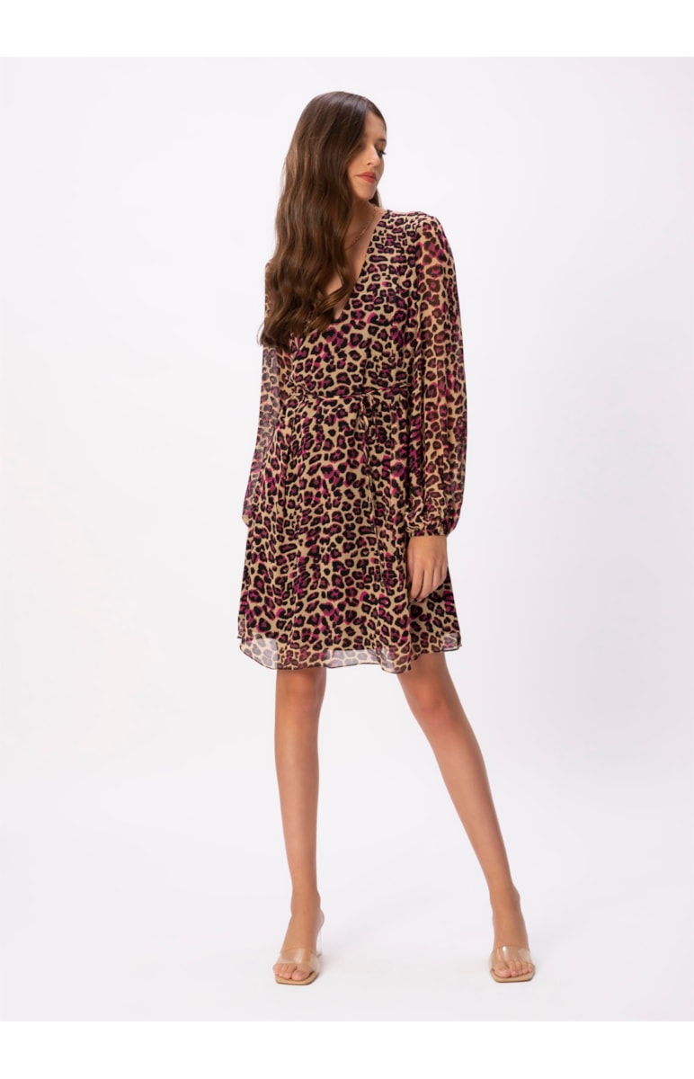Vestido New Jaguar Pura Seda Estampado