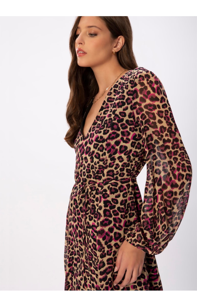 Vestido New Jaguar Pura Seda Estampado