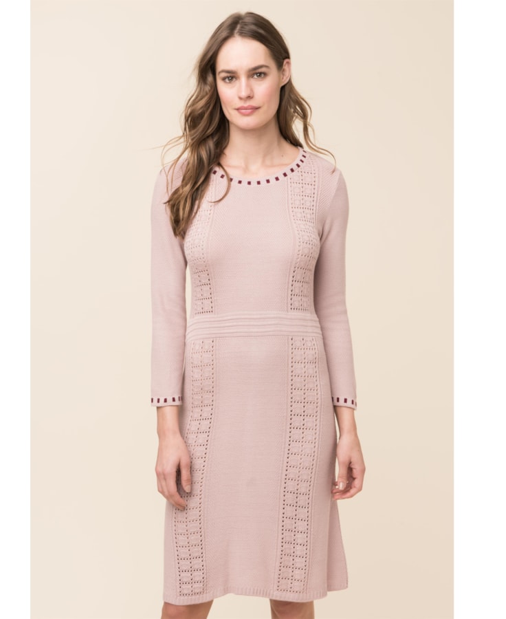 Vestido Passa Fita Nude