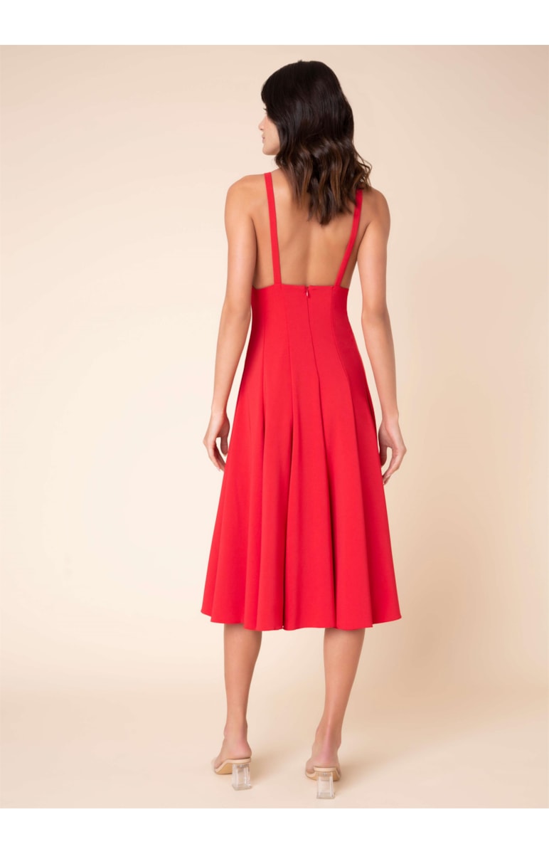 Vestido Regata Nesgas Vermelho