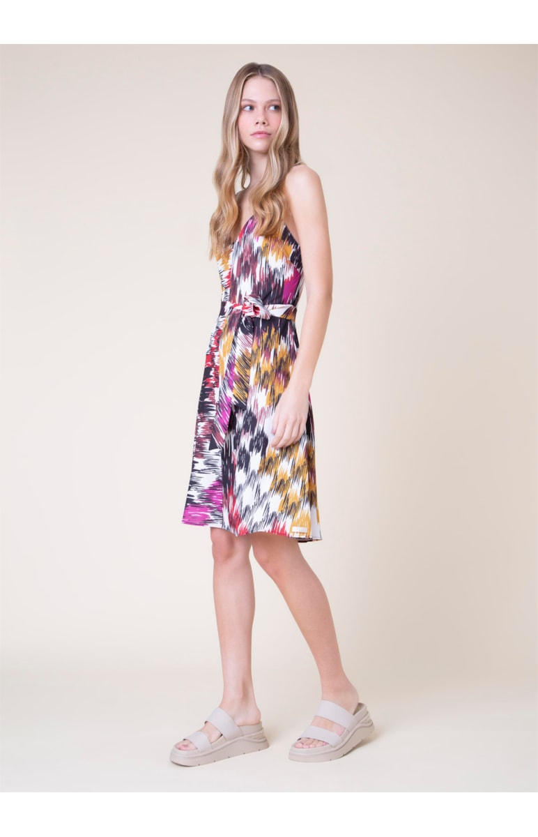 Vestido Slip Dress Estampado Estampado
