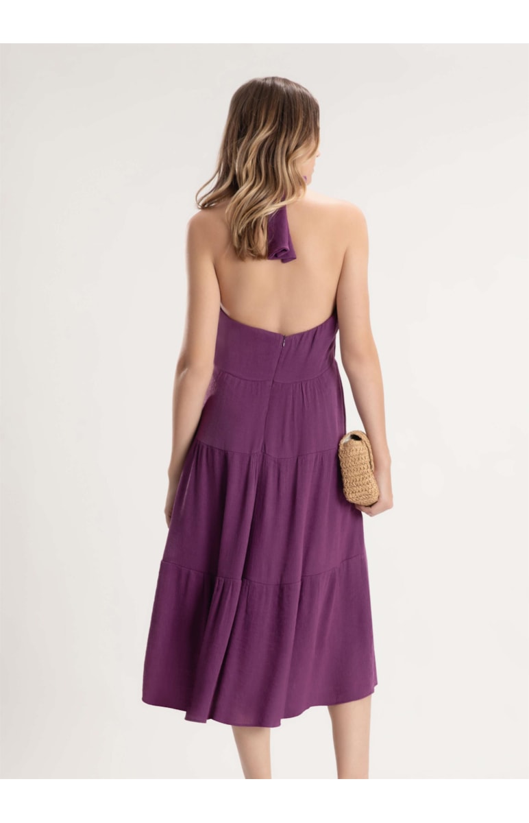 Vestido Soft Texture Roxo