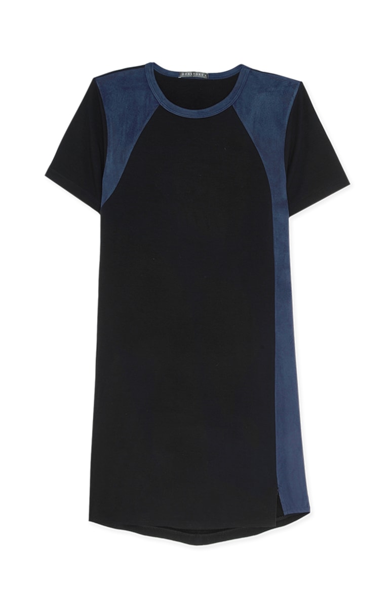 Vestido Suede Preto