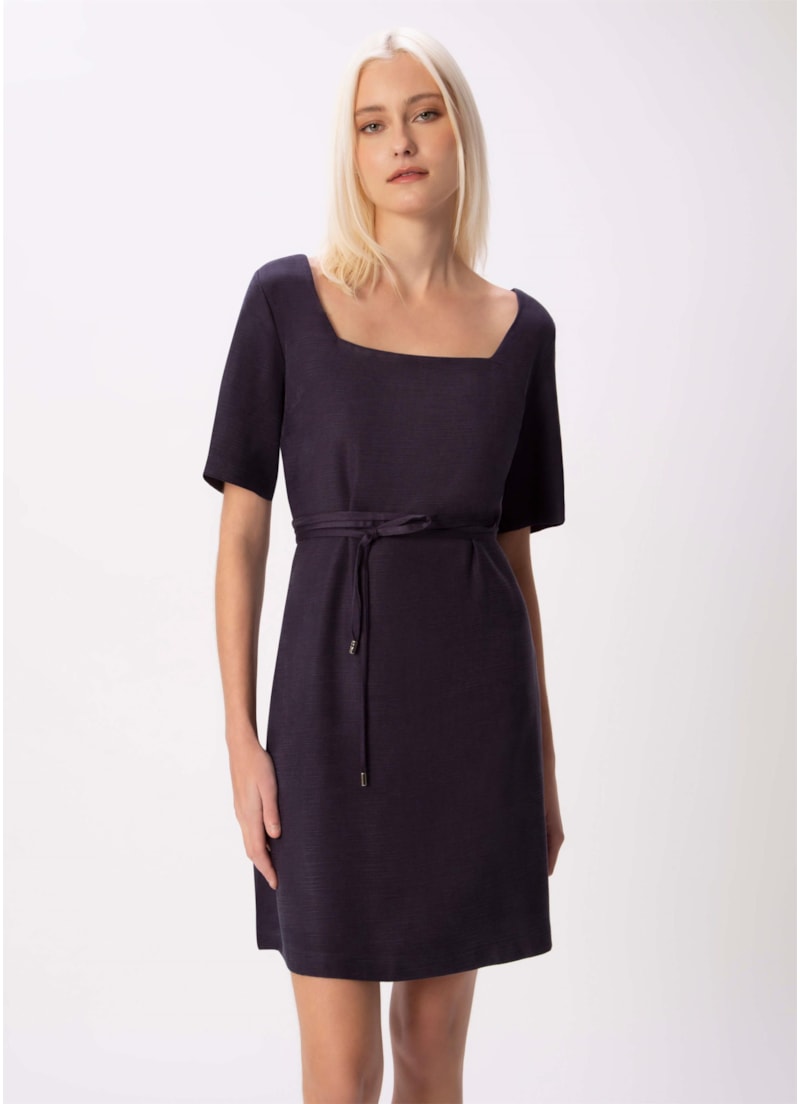 Vestido Trama Line Marinho
