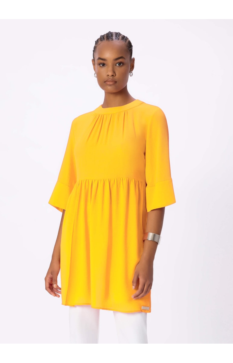 Vestido Túnica Mostarda
