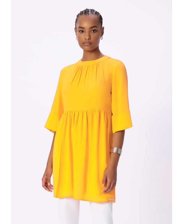 Vestido Túnica Mostarda