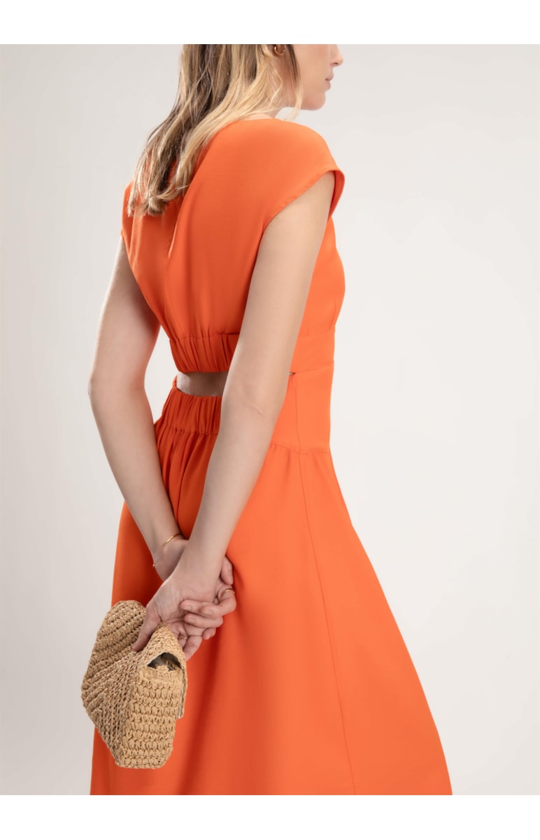 Vestido Visco Desert Abobora