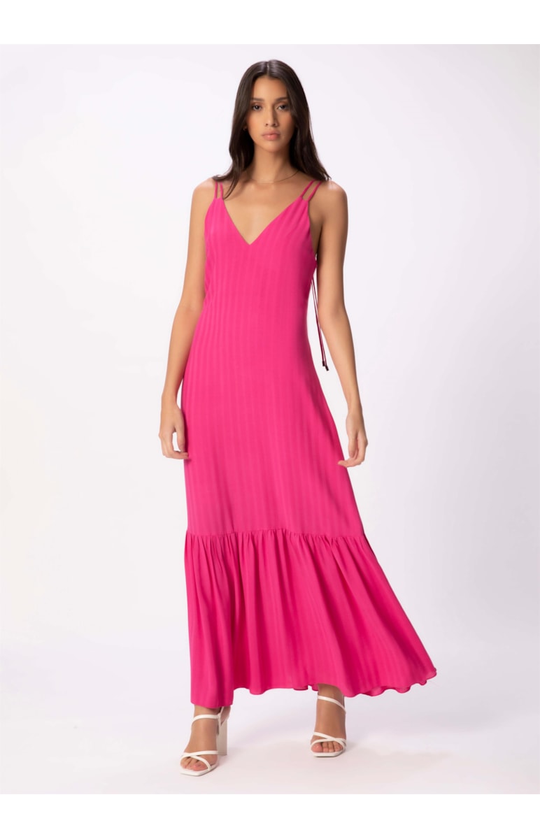 Vestido Visco Duble Pink