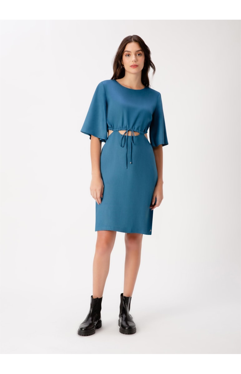 Vestidos Maxime Canaleta Petroleo